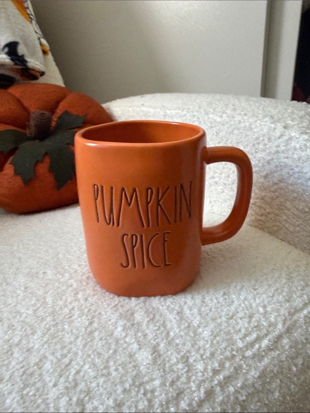 Pumpkin Spice Ceramic Mug - Rae Dunn